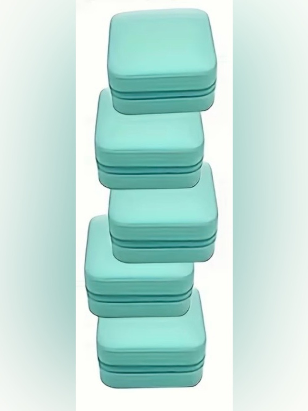 1 Aqua Blue/Teal Jewelry Box